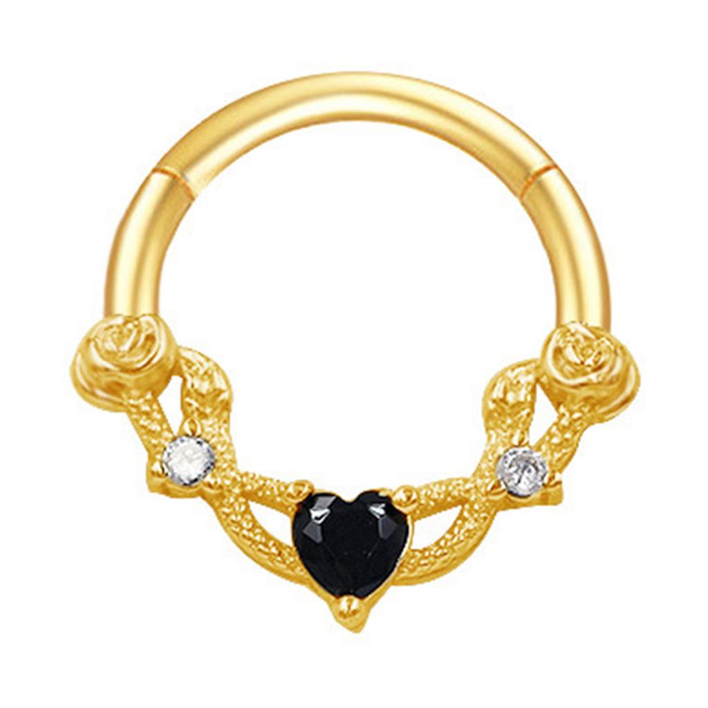 Стильное хрустальное кольцо для носа из нержавеющей стали серебристого цвета, аксессуары для пирсинга тела для вечеринок