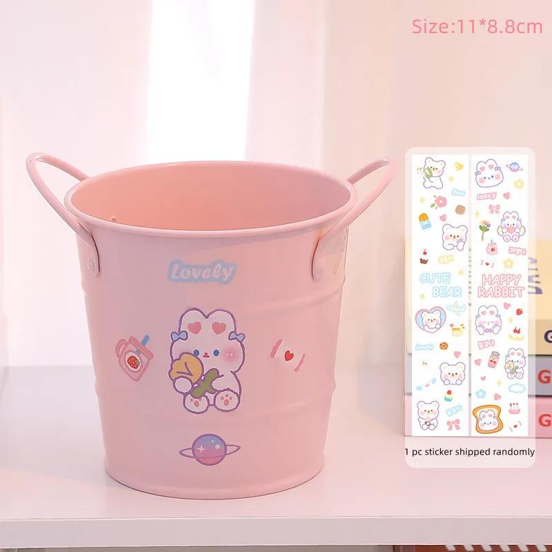 Креативный милый держатель для ручек большой емкости для конфет, канцелярских принадлежностей, косметики, Bursh Hairpij, настольный органайзер, кавайные настольные аксессуары