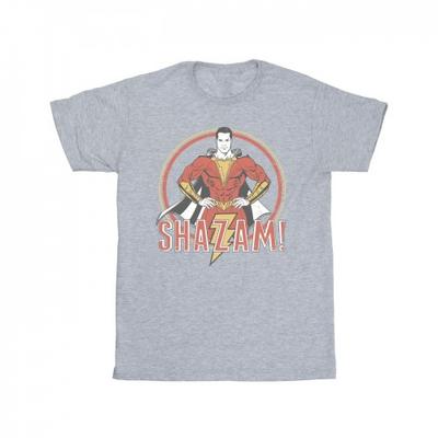 Потертая футболка Shazam Retro Circle для мальчиков
