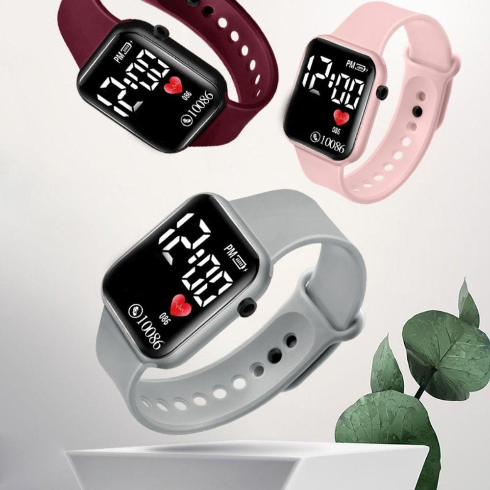 Светодиодные водонепроницаемые спортивные умные часы детские наручные часы цифровые часы студенческие электронные часы