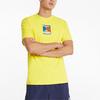 Puma X Butter Goods Graphic Tee With Round Neck And Casual Short Sleeves Men Tops Yellow 534058-85