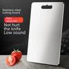 Commercial-Grade Stainless Steel Double-Sided Mildew-Proof Cutting Board for Fruits and Vegetables