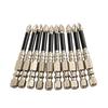 10 Pcs/1 Set Cross Magnetic Screwdriver Bit Alloy Steel Anti Slip Long Drill Bits PH2 Hand Tool Accessories