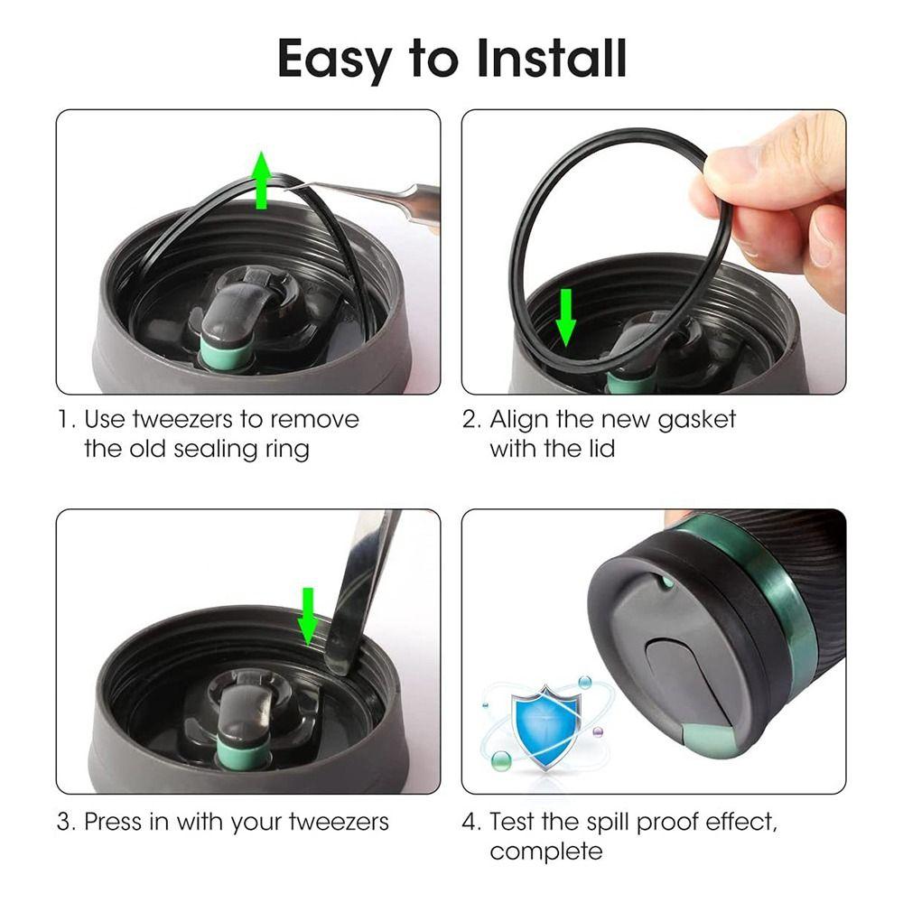 Universal Mug Sealing Ring Travel Mug Travel Mug Gasket Replacement Rubber Lid Seals for Contigo