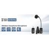 XTUGA KX721 PRO Беспроводной микрофон для инструментов Звукосниматель для музыкальных инструментов Усилитель Микрофон для выступлений Микрофон для выступлений на открытом воздухе