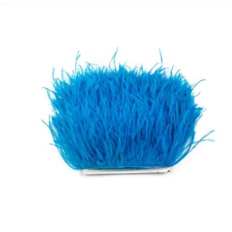 Белая страусиная перьевая отделка для свадебного платья, вечеринки, декоративной одежды, швейные аксессуары, 10-22 см, длинная бахрома из перьев