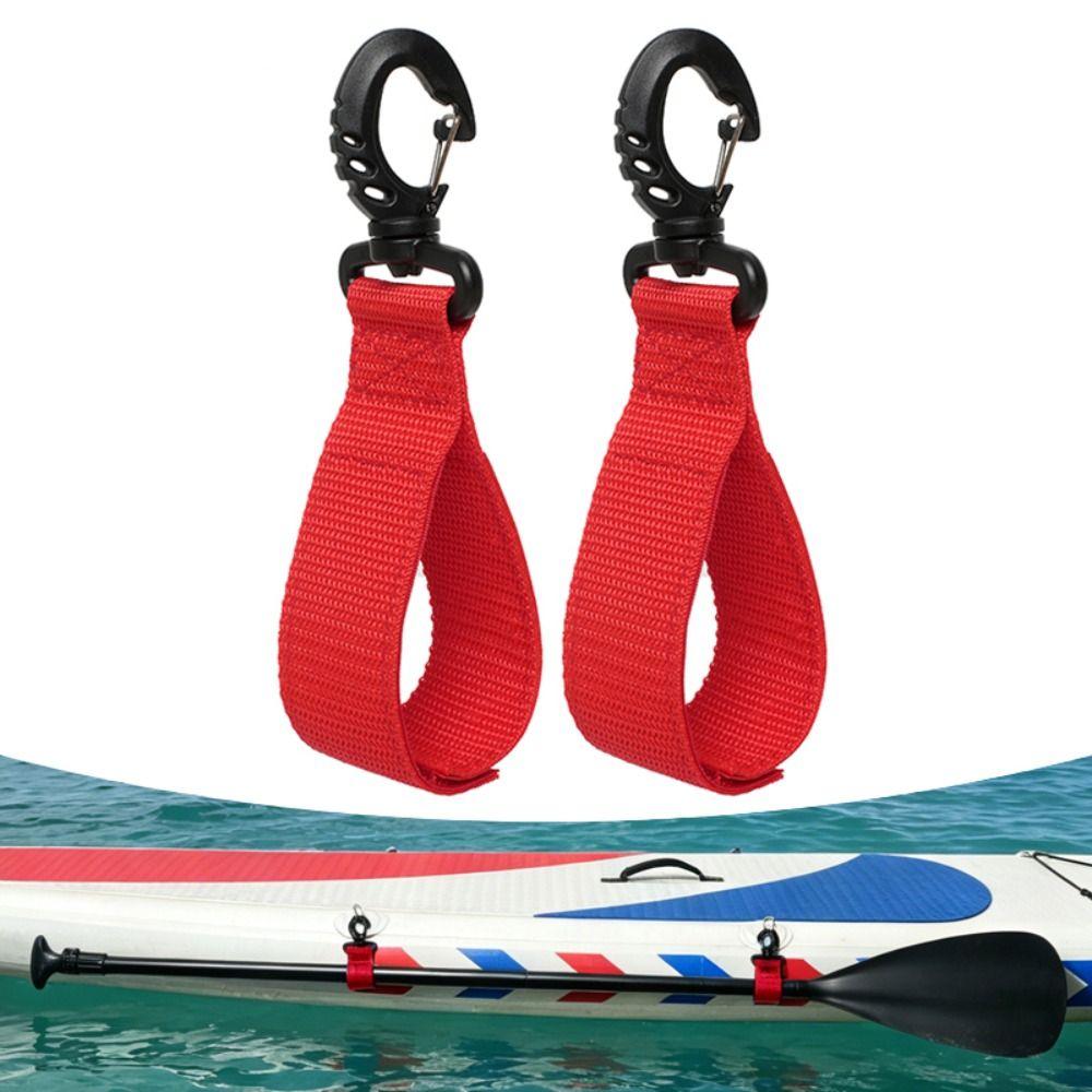 1 Pair Hook and Loop Paddleboard Paddle Holder Strap Rotatable Hook Paddle Clip Paddle Storage