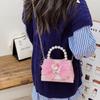 Delightful Princess Pearl Handbag With Colorful Characters For Young Children