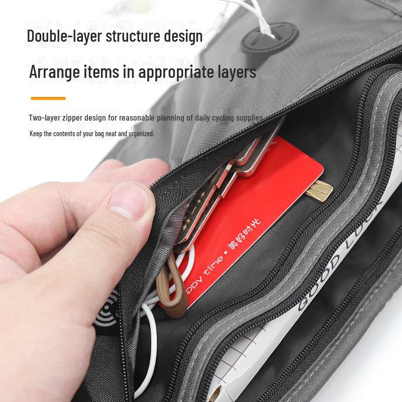 "Large Capacity Multifunctional Sports Waist Bag for Running, Cycling, Fitness - Holds Keys and Mobile Phone"