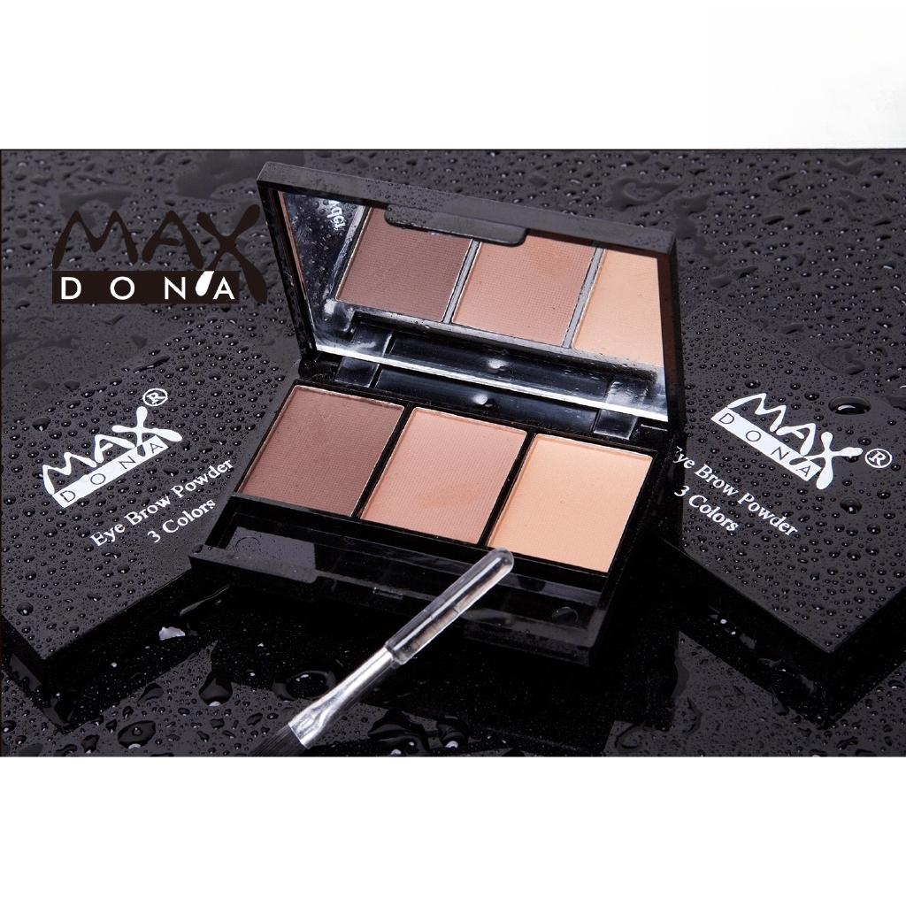 Трехцветная пудра для бровей, долговечная водостойкая неотбеливающая натуральная трехмерная многофункциональная подставка для теней для век, студенческая косметика