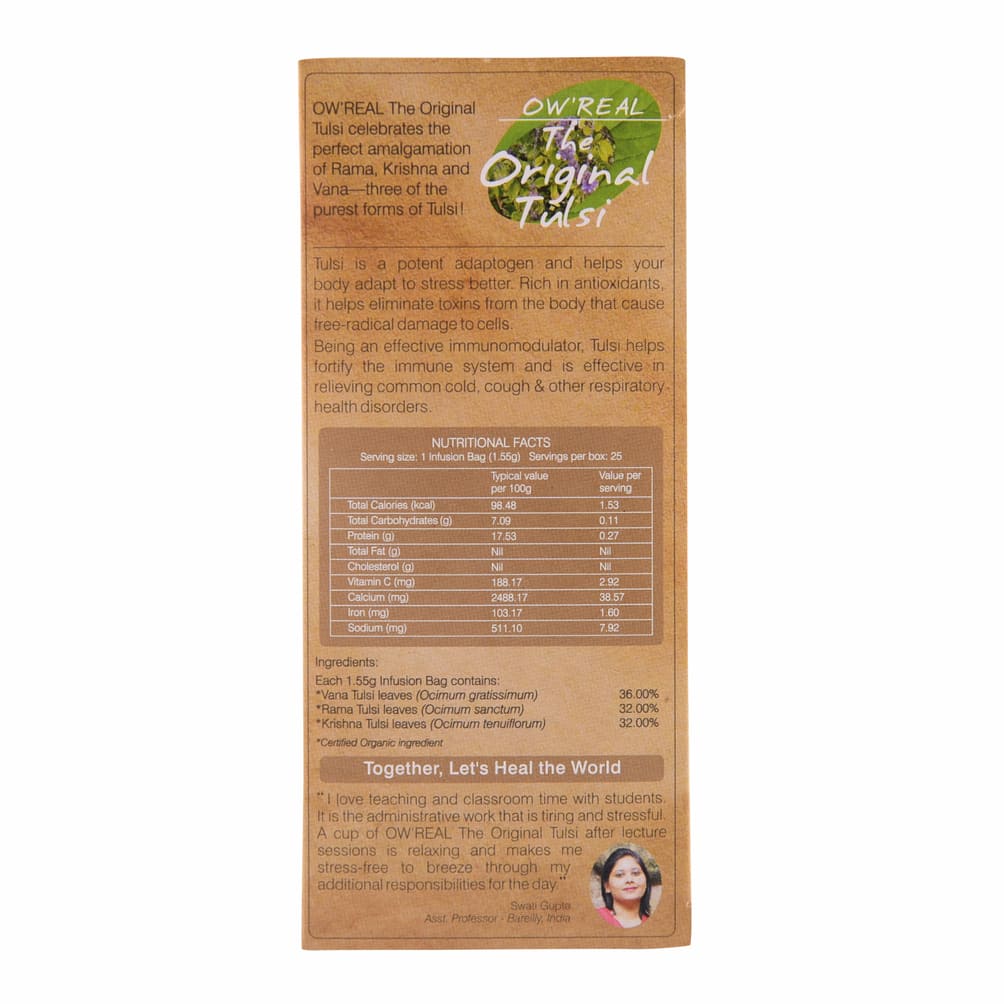 Чай с Тулси (25 пак, 1.55 г), The Original Tulsi Tea,  Organic Wellness