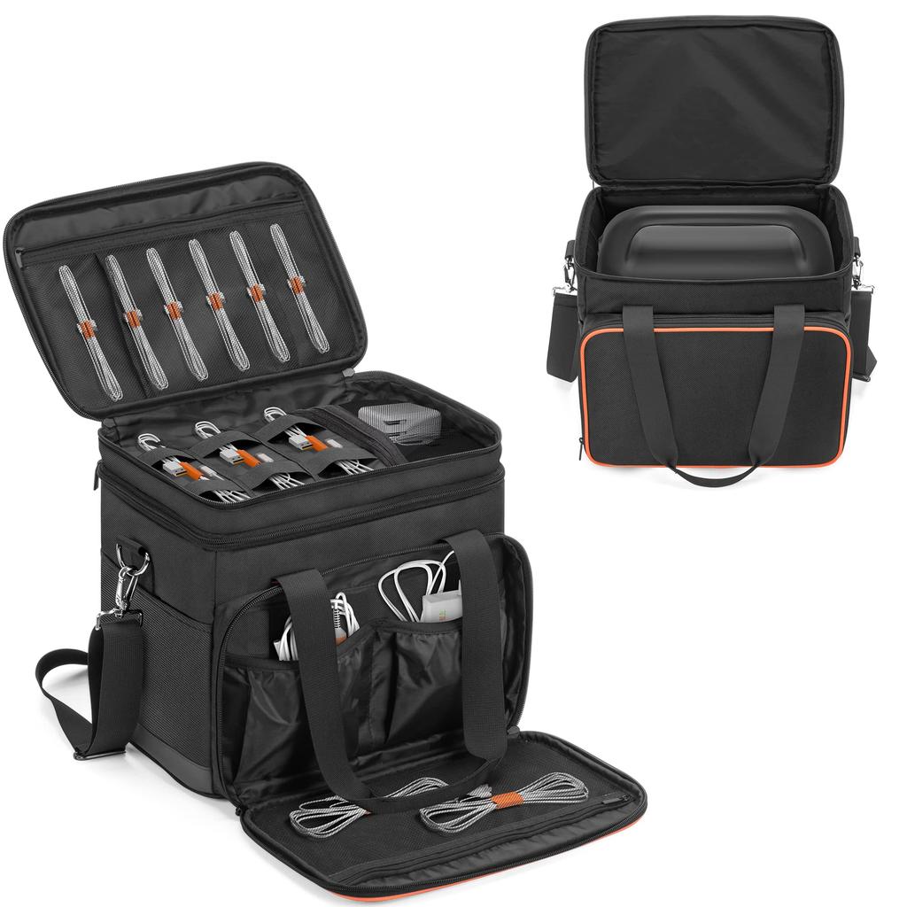 Trunab Portable Power Station Compatible with Jackery Portable Power Station Bag P10 with and Shockproof Portable Power Station Storage Bag Case,
