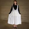 New Arrivals Open Run Women Loose Fit Long Dress With Flower Pattern