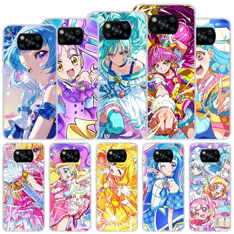 Мягкий чехол Pretty Cure для Xiaomi Poco X7 X6 X5 X4 X3 Nfc F7 Ultra F6 F5 Pro Чехол для телефона F4 Gt F3 M5S M4 M3 M5 M6 Coque