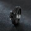 Cross-Inlaid Zircon Ring Women, Light Luxury Wedding Occasion Accessories, Fashionable and Popular Banquet Models