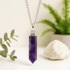 Amethyst Pendant, Gemstone Point