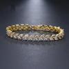 Korean Fashion Zircon Leaf Bracelet - Elegant Street Style for Women