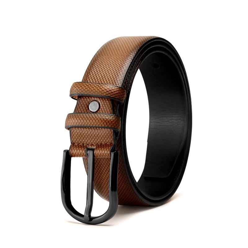 Men's 2022 Retro High-End Leather Pin Buckle Belt - Casual All-Match Waist Chain