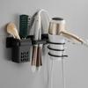 Hair Dryer Holder Curling Iron Storage Rack Heat-Resistant Wall Mount Bathroom Blow
