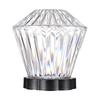 Led Crystal Table Lamp Lotus Light Projector Charging Colorful Romantic Diamond Atmosphere Night