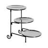 Three Layer Serving Tray Stable Frame Food Platter Multi Purpose Storage Tray  Café Counter