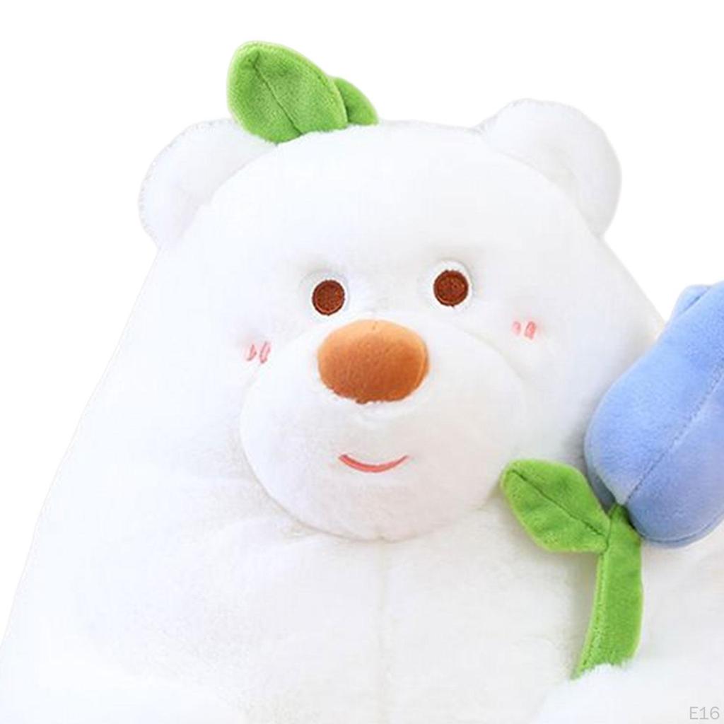 Медведь плюшевые игрушки держат розу кукла милый обнимашка смешной плюшевый