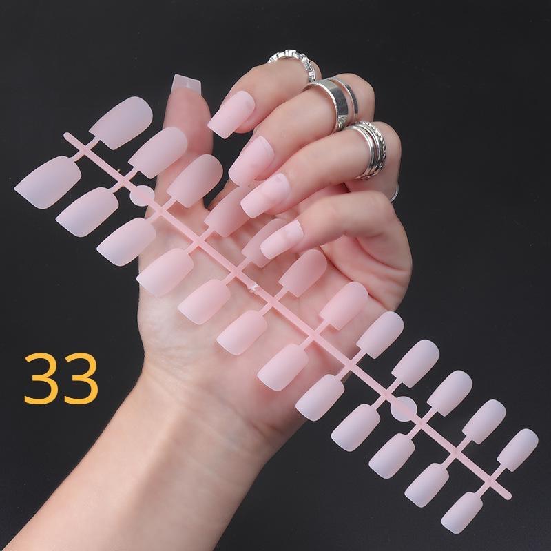 Новые матовые накладные ногти с квадратной головкой своими руками матовые накладные ногти полное покрытие искусственные ногти балетные съемные(Нет клея)