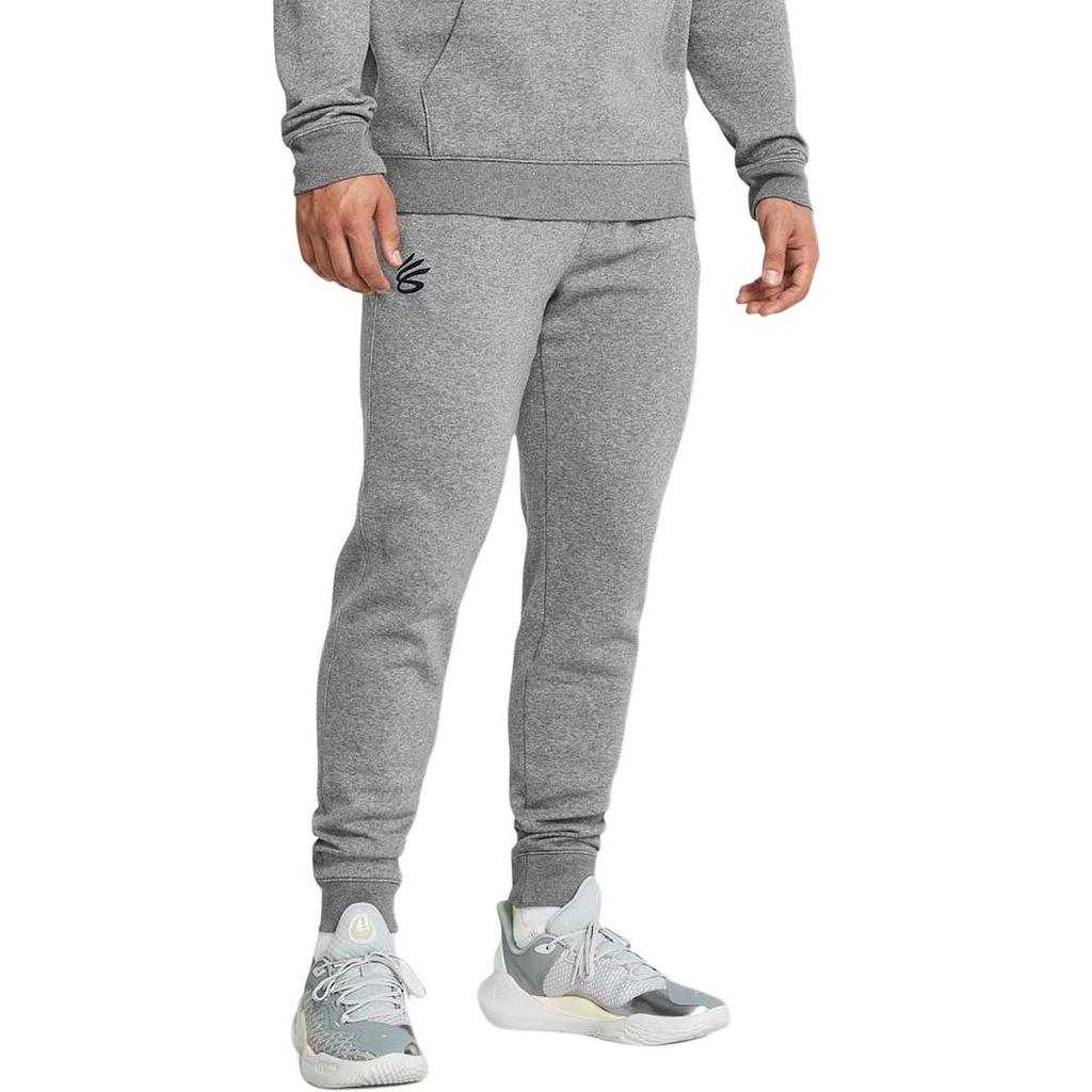 Under Armour Curry Splash Knitted Sweatpants Men's Dark Gray 1380838-025