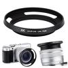 JJC Metal Lens Hood Type for Fujifilm Fujinon XC OIS PZ Lens Compatible with Black Screw-in 15-45mm F3.5-5.6 X-T4 X-T200 X-A7 X-Pro3 X-Pro2 X-T3 X-T2