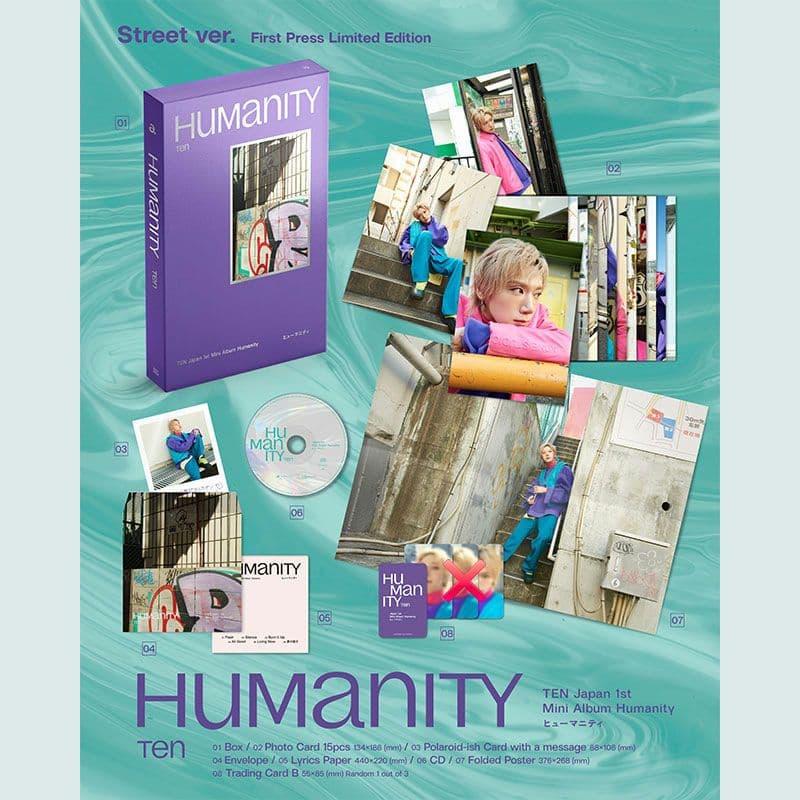 [Б/У] WayV Тэн humanity street CD