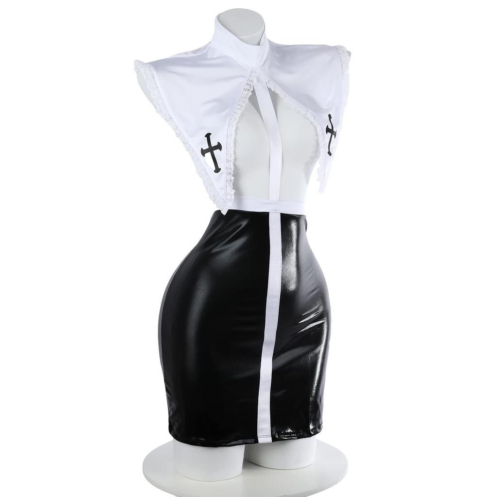 Sexy Sister Nun Training Temptation Cosplay Erotic Erotic Costume Lingerie Maid Cute Costume Disguise Photography Cos Lingerie Halloween Maria Church