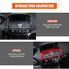 Red Carbon Fiber Center Air Vent Panel Sticker For BMW 6 Series E63 E64 2004-10