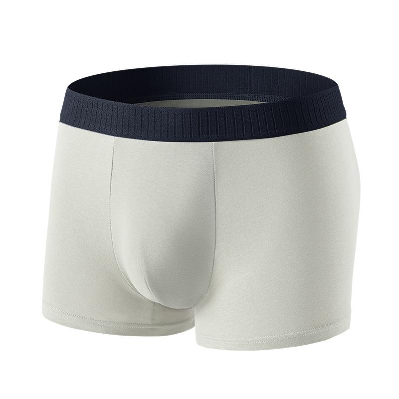 Мужское нижнее белье Мужское большого размера Плоский угол Антибактериальные Четырехугольные трусы Прохладные и эластичные Боксеры-брифы