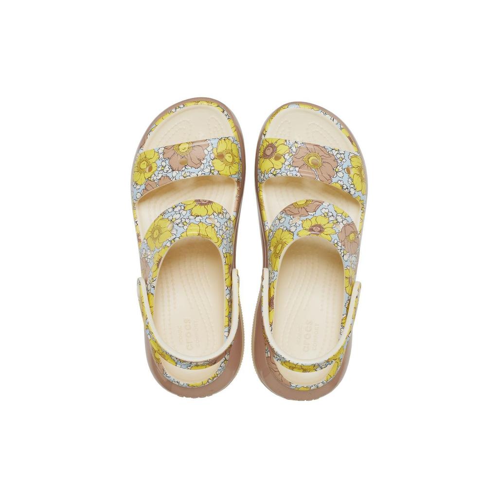 Crocs Mega Crush Легкие Прочные Пляжные Сандалии Унисекс Сандалии Коричневые 208966-1LQ