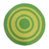 Living Room Rug In Two-tone Green Rope Effect Cotton Diam.70