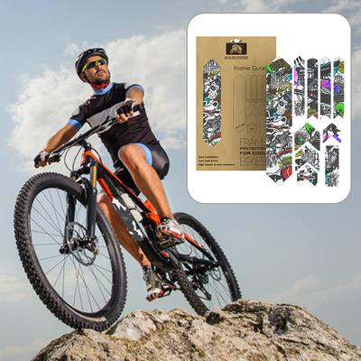 Наклейки на переднюю вилку горного велосипеда MTB 3D наклейки Наклейки на переднюю вилку дорожного велосипеда Пленки Защита от царапин