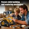 5-in-1 robot programming remote control building blocks, transformable robot model ornaments, children's holiday gifts, DIY toys