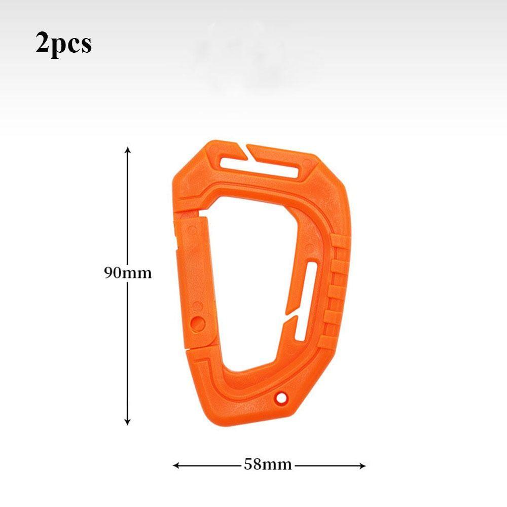 2 шт. 4 цвета быстроразъемная пряжка для подвешивания 90*58 мм пластиковый крючок новые большие D-образные крючки наружные инструменты