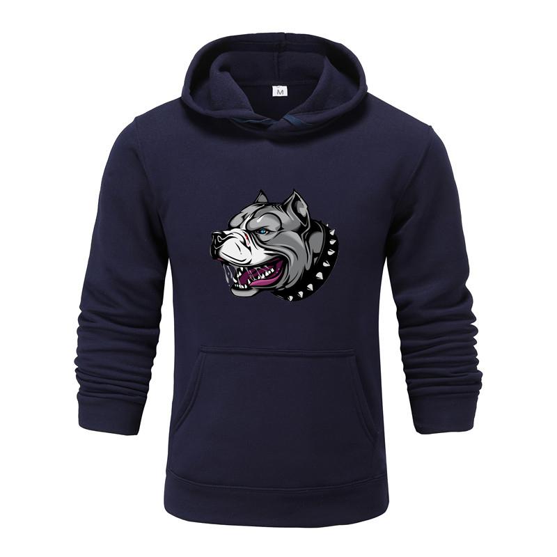 Autumn and Winter New Personalized Dog Pattern Printing Clothing Men's Hoodie Couple Pullover Women Hoodie