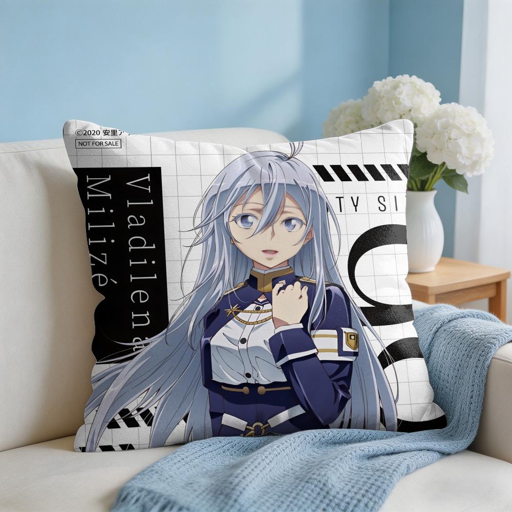 EEighty Six Anime Cushion Cover Square Pillow Bedroom Sofa Leisure Comfort Living Room Home Decoration X