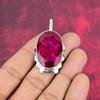 Ювелирные изделия с подвеской из рубина и драгоценного камня, подвеска из цельного серебра 925 пробы ручной работы, ювелирные изделия последнего дизайна