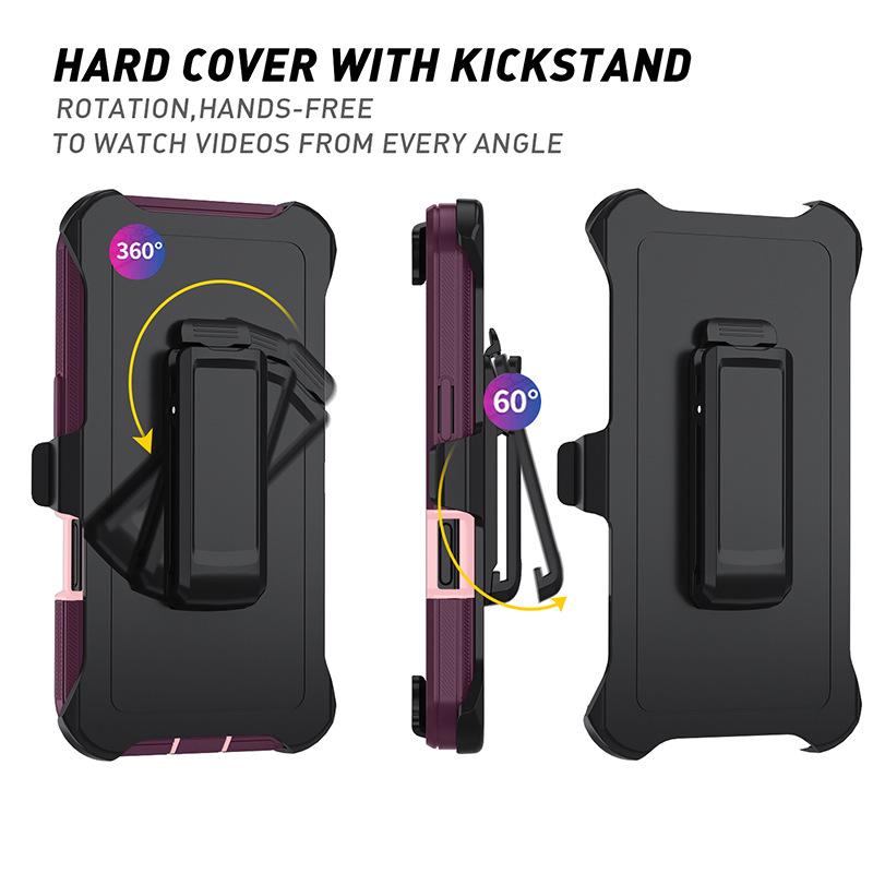 Чехол для телефона Apple 16 Pro Max Three-Proof Solid Color Anti Fall