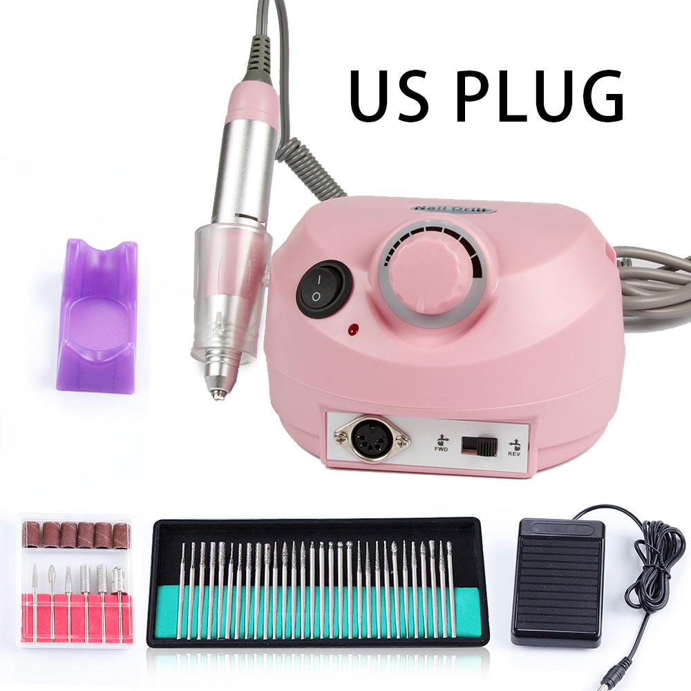 1 шт. Профессиональный электрический полировщик ногтей шлифовальный станок для остекления пилка маникюрный набор сверл для ногтей