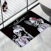 Halloween Carpet Romantic Skull Welcome Mat Soft Door Mat Rug For BedroomLiving Room Carpet Outdoor Carpet Home Decoratio