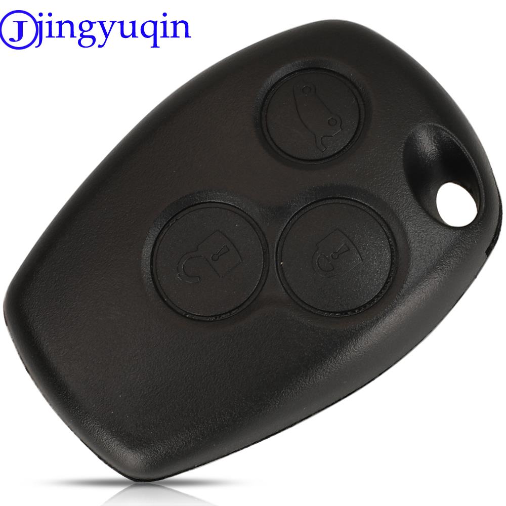 Jingyuqin 10pcs/lot 2 Buttons Car Key Shell Remote Fob Cover Case Styling For Renault Dacia Modus Clio 3 Twingo Kangoo 2
