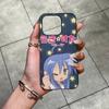 Чехол для телефона с аниме-девушкой Lucky Star для iPhone 16 15 17 Pro 11 12 13 14 Pro Max Plus Мягкий силиконовый чехол-оболочка с волнистым узором