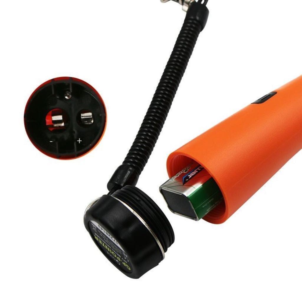 Металлодетектор-пинпоинтер, профессиональная водонепроницаемая ручная указка-указатель, зонд для поиска сокровищ с батареей 9 В и светодиодом