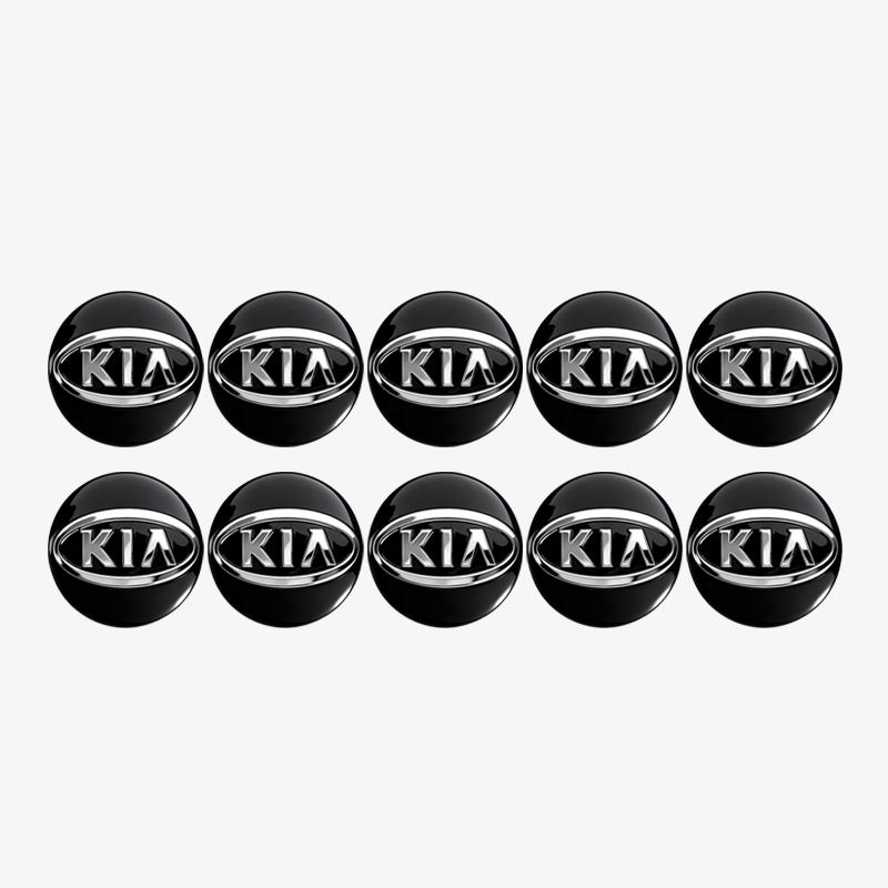 AANB1 Car Remote Key Emblem Sticker Aluminum Keys Decoration Decal For KIA K9 Sportage Niro K5 Carnival EV6 EV9 EV3 K8 Stinger Forte