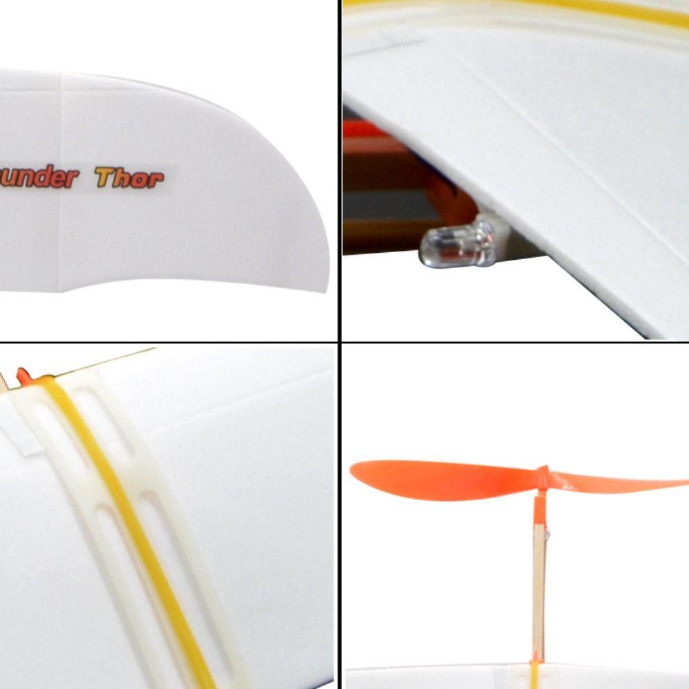 Popular Rubber Band Powered Helicopter Ligthweight Students Flight Competition  for Kids Outdoor