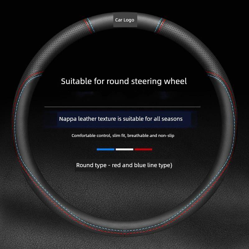 Suitable for Skoda Octavia, Fabia, Rapid, Superb, Yeti, and Hao Rui Car Steering Wheel Cover, Anti-Slip